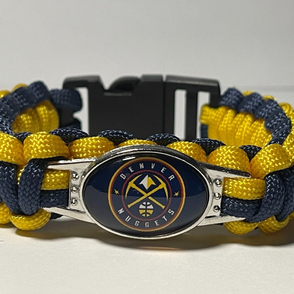 Denver Nuggets NBA Paracord Bracelet NEW